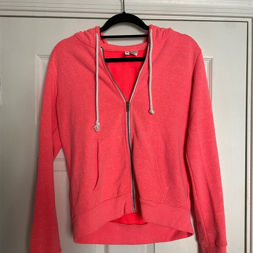 HOT Pink Zip Hoodie